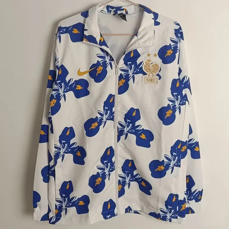24-25 France White Windbreaker