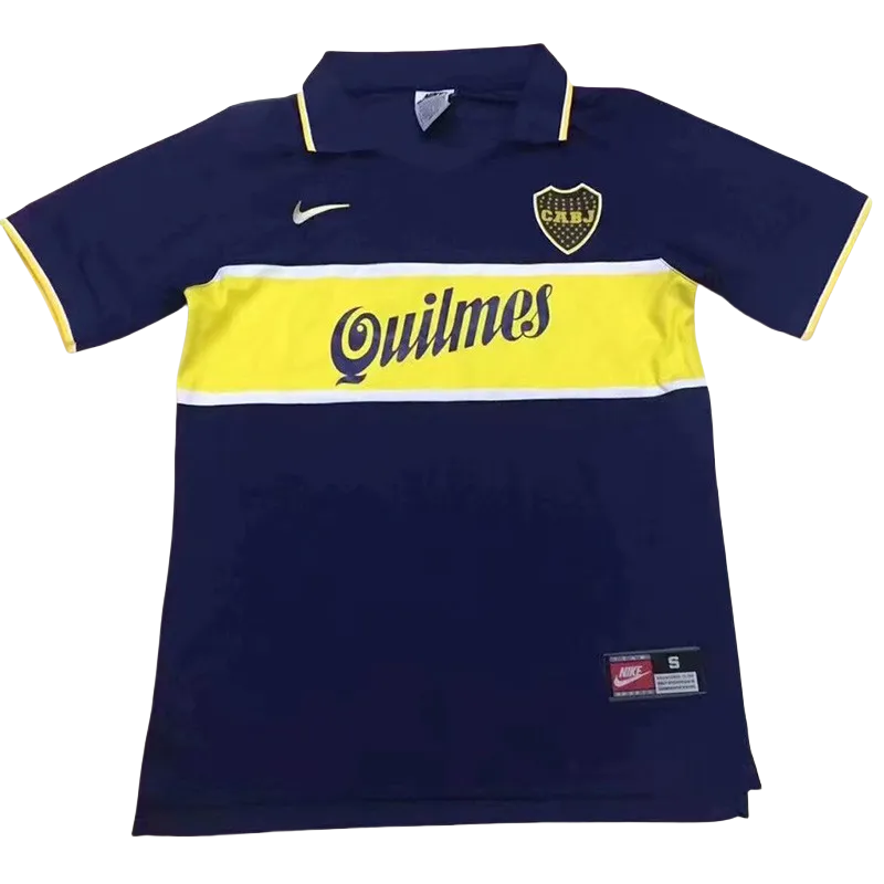 1996-1997 Boca Juniors Home Retro Soccer Jersey