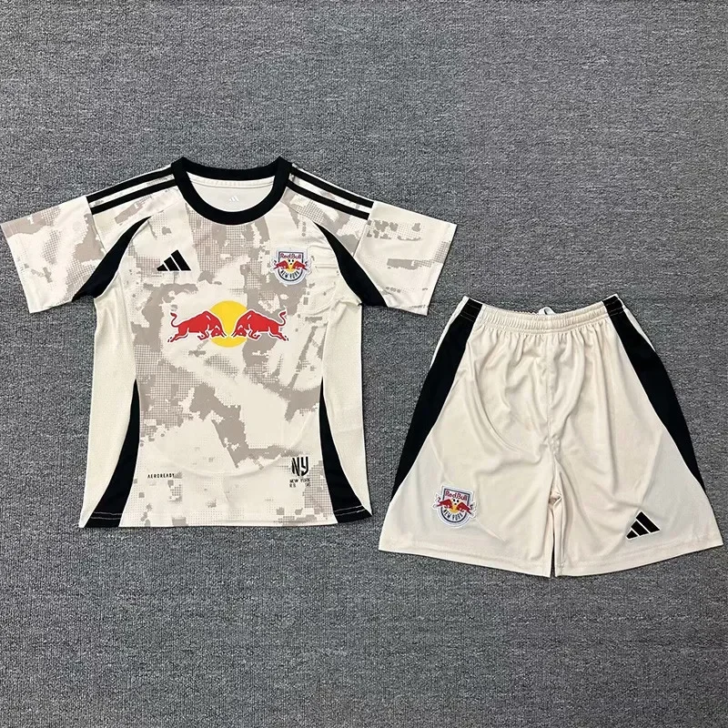 25-26 New York Red Away Kids Soccer Jersey