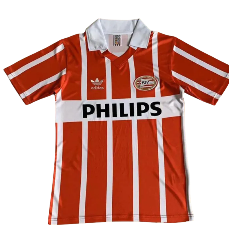 1990 PSV Home Retro Red Soccer Jersey