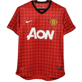 2012-2013 Man Utd Home Retro Soccer Jersey