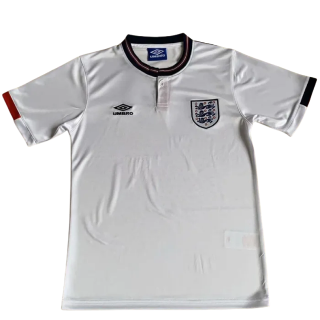 1988 England Home Retro Soccer Jersey