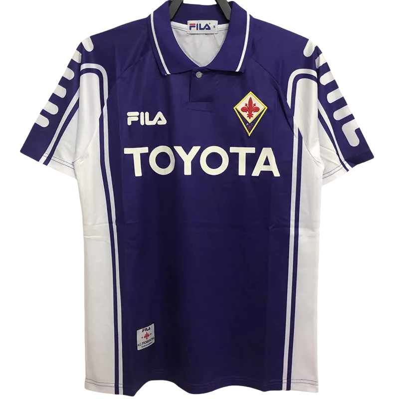 1999-2000 Fiorentina Home Retro Soccer Jersey