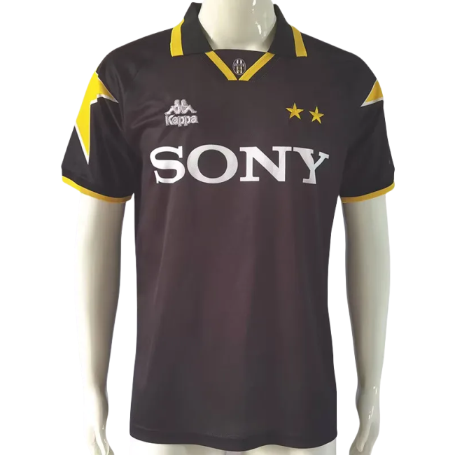 1995-1997 JUV Away Black Retro Soccer Jersey