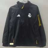 24-25 Real Madrid  Black Windbreaker