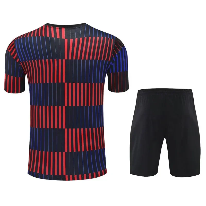 25-26 Mens  Barcelona Red blue Training Short Suit