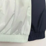 24-25 Mens  Real Madrid Black White Windbreaker