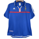 2000-2001 France Home Retro Soccer Jersey