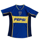 2002 Boca Juniors Home Retro Soccer Jersey
