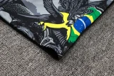 24-25 Brazil Black Jacket Tracksuit