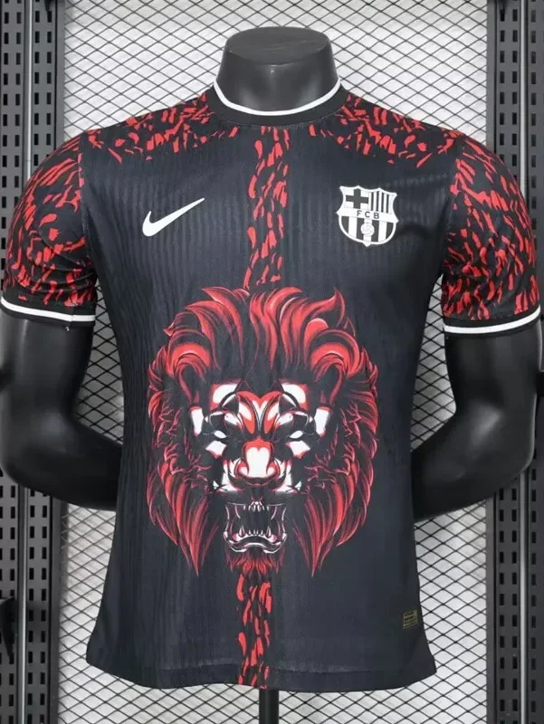 24-25 Mens  Barcelona  Blue Black Special Edition Player Version Training Shirts