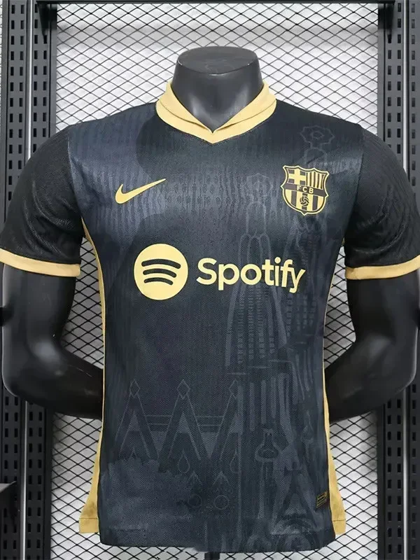 24-25 Mens  Barcelona Black Special Edition Player Version Training shirts