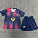 25-26 Barcelona Red Blue Special Edition Kids Soccer Jersey