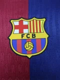 24-25 Mens Barcelona Home Joint Edition Long Sleeve Player Version Soccer Jersey
