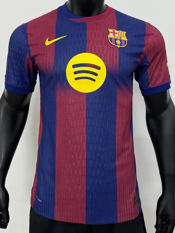25-26 Mens Barcelona  Red Blue Special Edition Player Version Soccer Jersey