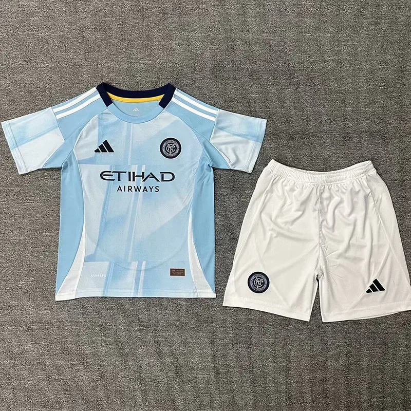 25-26 New York City Home Kids Soccer Jersey