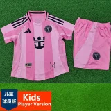 25-26 Inter Miami Away Kids Player Version Soccer Jersey