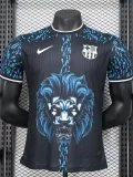 24-25 Mens  Barcelona  Blue Black Special Edition Player Version Training Shirts