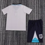 1996 England Home Kids Retro Soccer Jersey