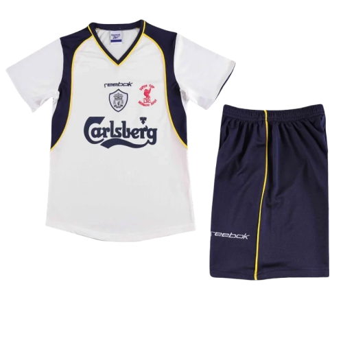 2001-2002 LIV Away Kids Retro Soccer Jersey