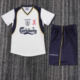 2001-2002 LIV Away Kids Retro Soccer Jersey