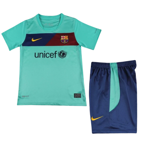 2010-2011  Barcelona  Away Kids Retro Soccer Jersey