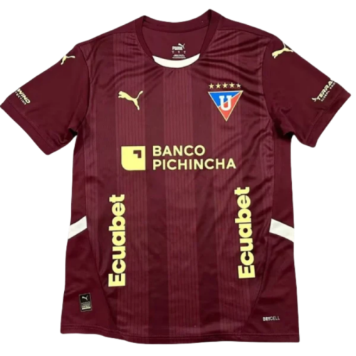 2025-26Mens Liga Dep Universitaria Quito （LDU）Away Fans Soccer Jersey