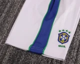 1998 Brazil Away Kids Retro Soccer Jersey
