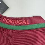 2016 Portugal Home Kids Retro Soccer Jersey