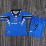 1996-1998 Man Utd Away Kids Retro Soccer Jersey