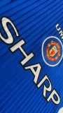 1996-1998 Man Utd Away Kids Retro Soccer Jersey