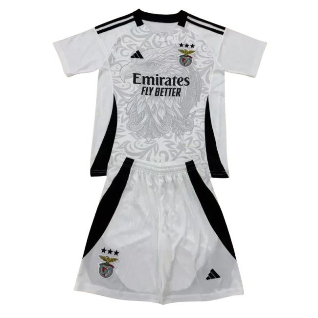 24-25 Benfica White Concept Edition Kids Soccer Jersey