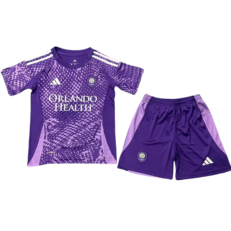 25-26 Orlando City Home Kids Soccer Jersey