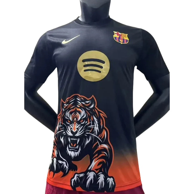 24-25 Mens  Barcelona Black Special Edition Player Version Training shirts