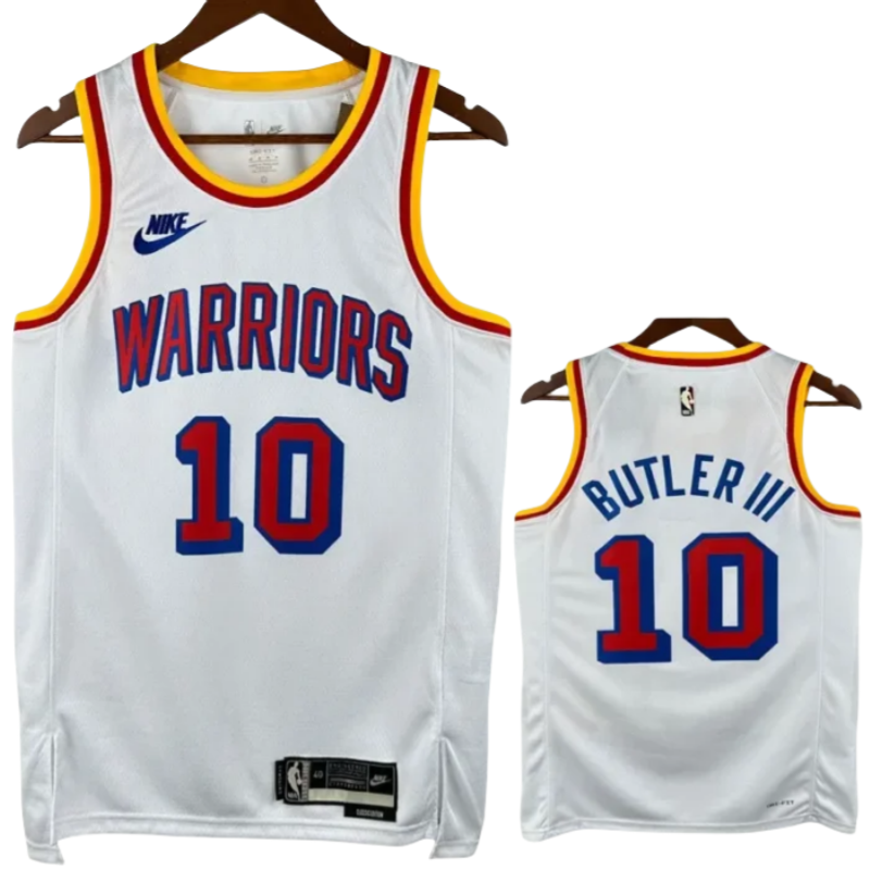 24-25 WARRIORS BUTLERIII #10 White Retro Top Quality Hot Pressing NBA Jersey