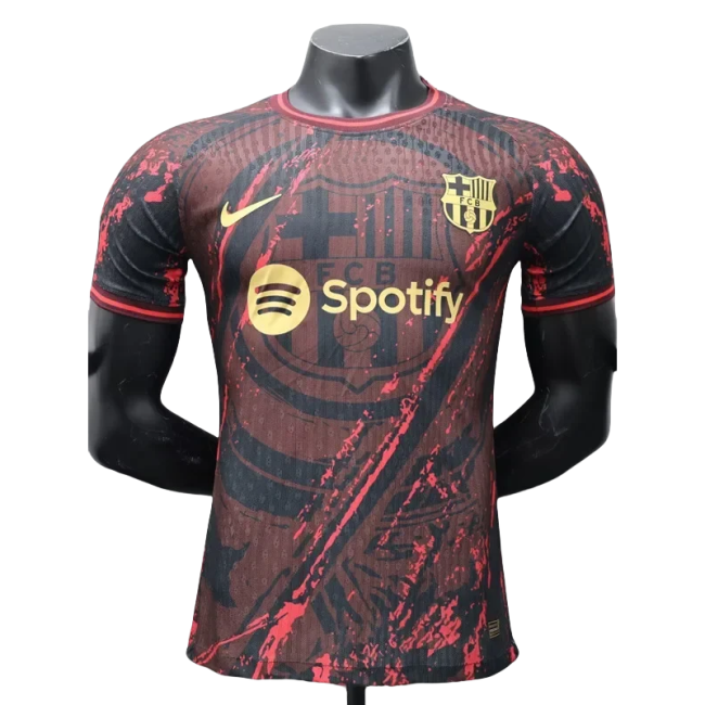 24-25  Mens Barcelona Red Special Edition Palyer Version Training Shirts