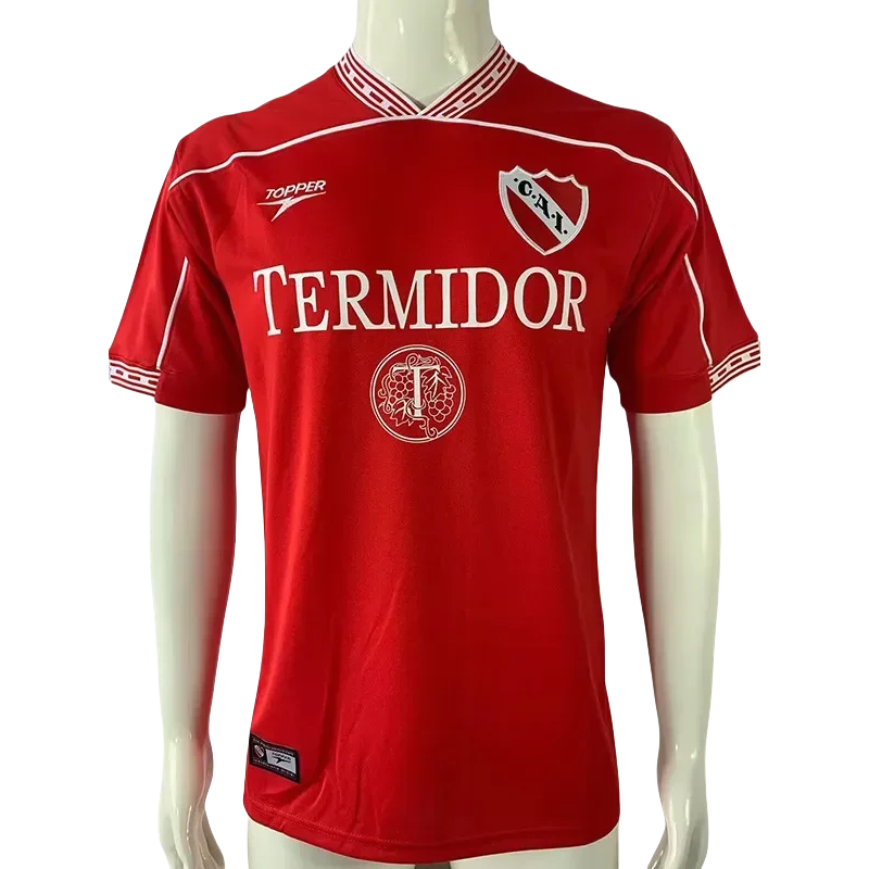 1999-2000 CA Independiente Red Retro Soccer Jersey