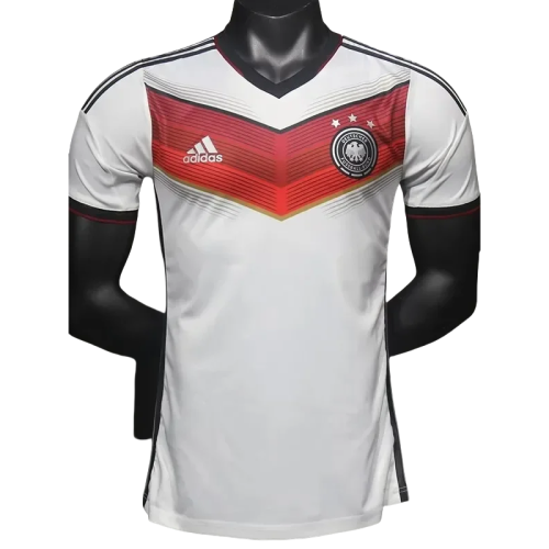 2014 Germany Home Player Version Retro Soccer Jersey