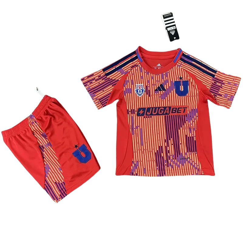 25-26 Universidad De Chile Away Kids Soccer Jersey