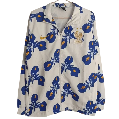 24-25 France White Windbreaker