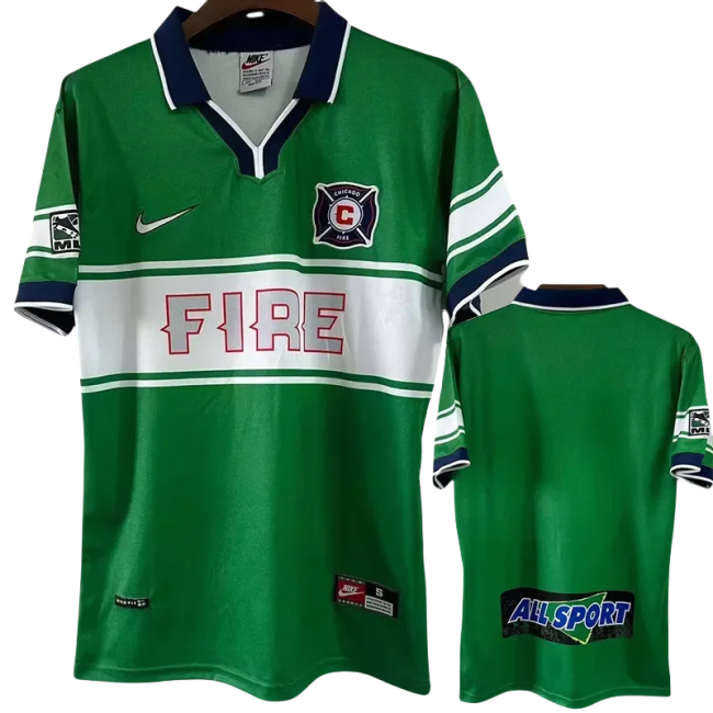 1998 Chicago Fire Away Retro Soccer Jersey