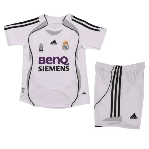 2006-2007  Real Madrid Home Kids Retro Soccer Jersey