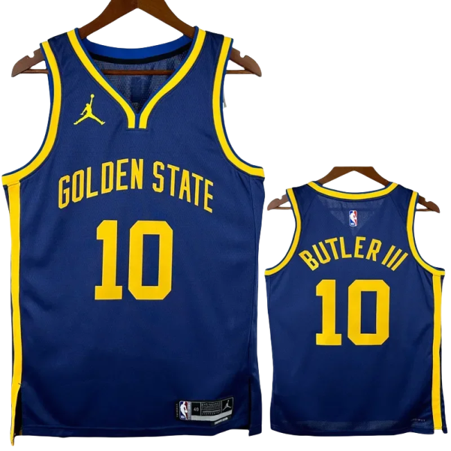 22-23 WARRIORS BUTLERIII #10 Blue Top Quality Hot Pressing NBA Jersey (Trapeze Edition)