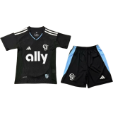 25-26 CHarlotte Away Kids Soccer Jersey