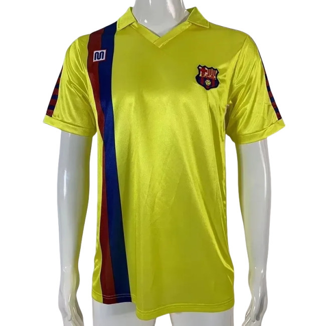 1982-1984 Mens Barcelona Away Retro Soccer Jersey