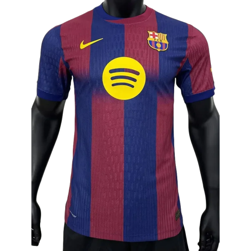 25-26 Mens Barcelona  Red Blue Special Edition Player Version Soccer Jersey