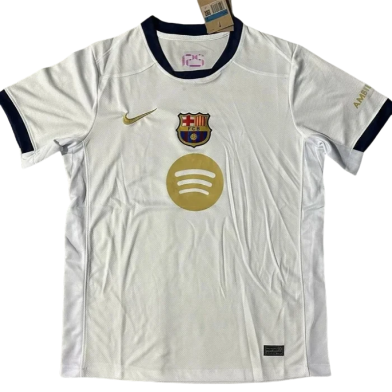 24-25 Mens Barcelona White Special Edition Fans Training Shirts