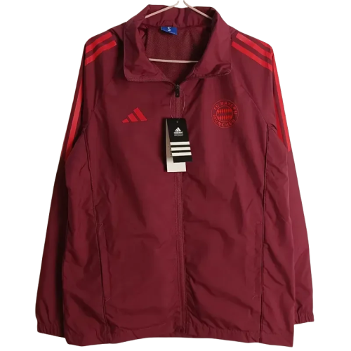 24-25 Bayern Jujube red Windbreaker