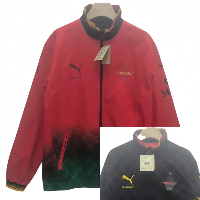 24-25 ACM Red & Black Double Sided Windbreaker