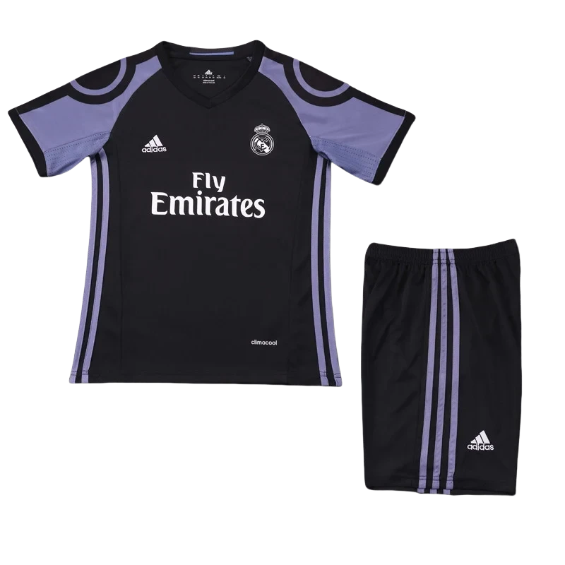 2016-2017 Real Madrid  Away Kids Retro Soccer Jersey